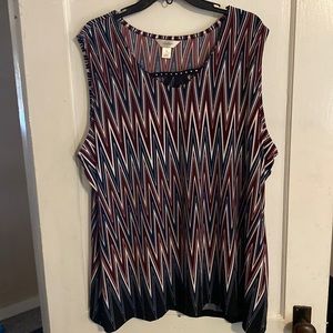 cj Banks Sleeveless Top